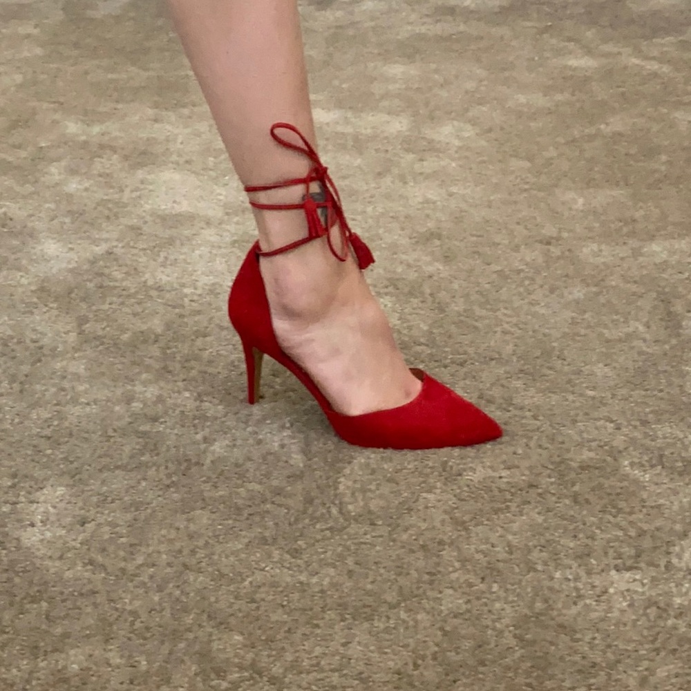 Lace up heels